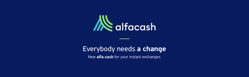 Crypto exchange ALFAcashier rebrands to alfa.cash