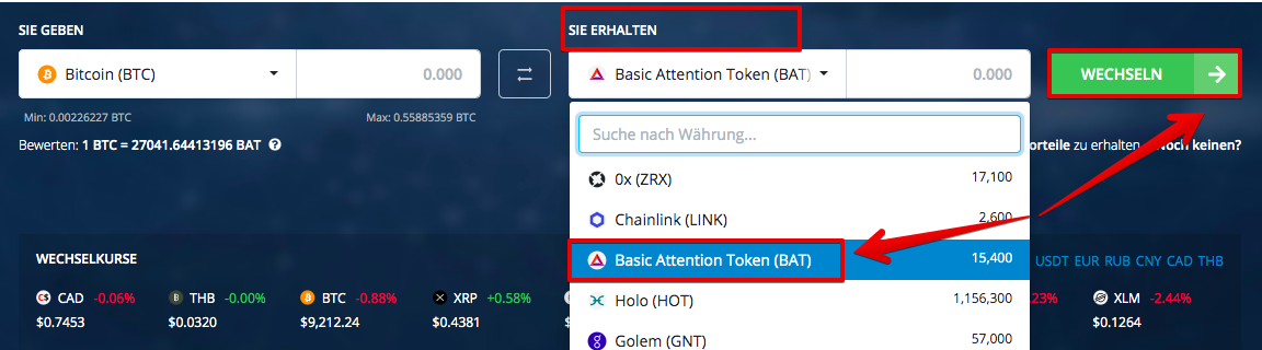 How to buy Basic Attention Token (BAT) pic2