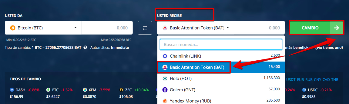 Cómo comprar Basic Attention Token (BAT) pic2