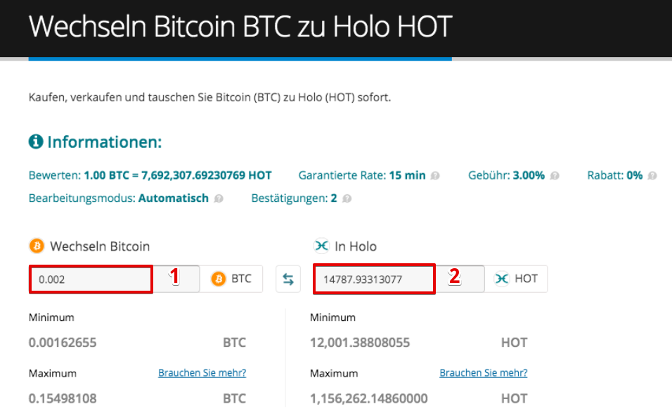 Wie kaufe ich Holo (HOT)