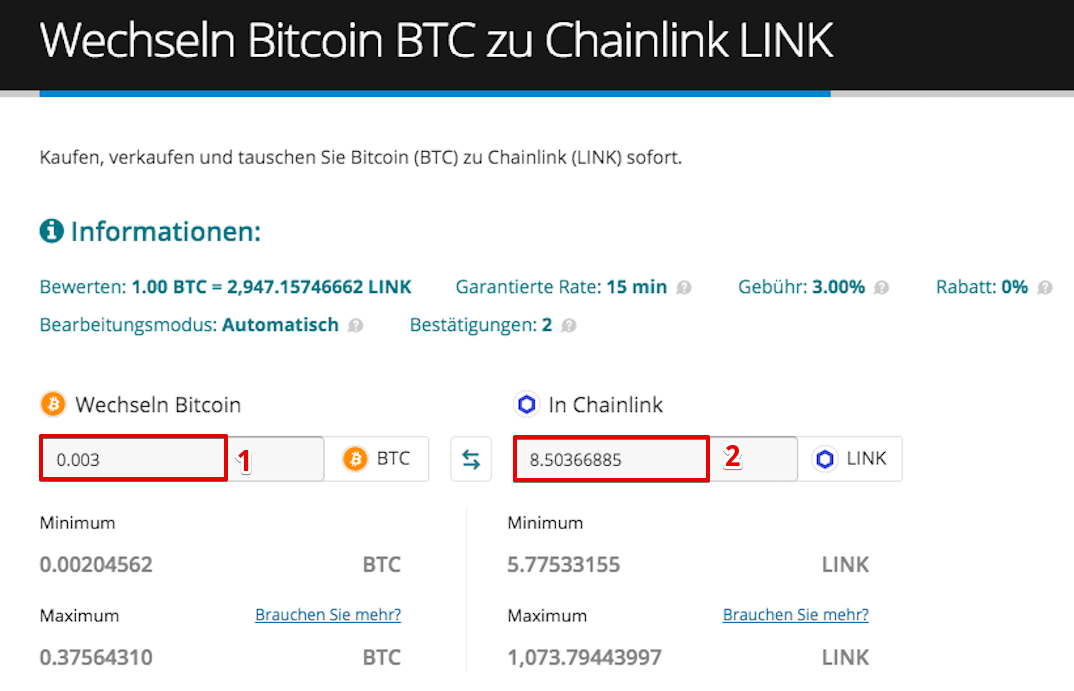 Wie kaufe ich Chainlink (LINK)