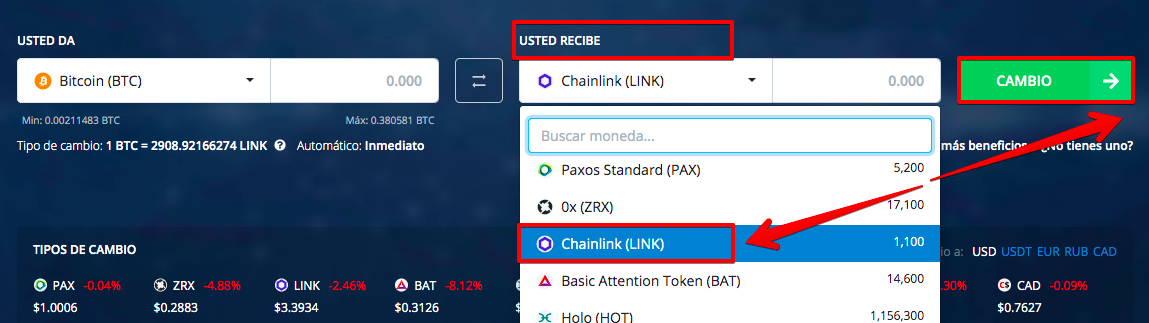 Cómo comprar Chainlink (LINK)