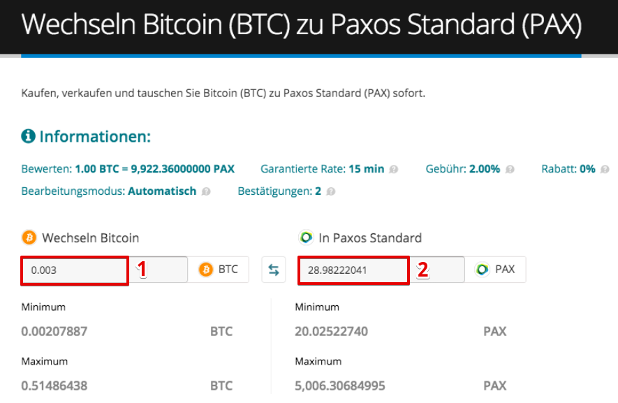 Wie kaufe ich Paxos Standard (PAX)