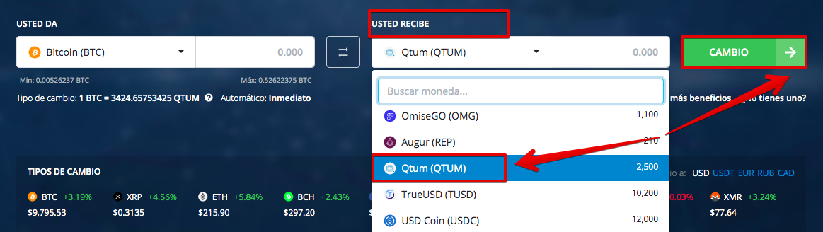 Cómo comprar Qtum (QTUM)