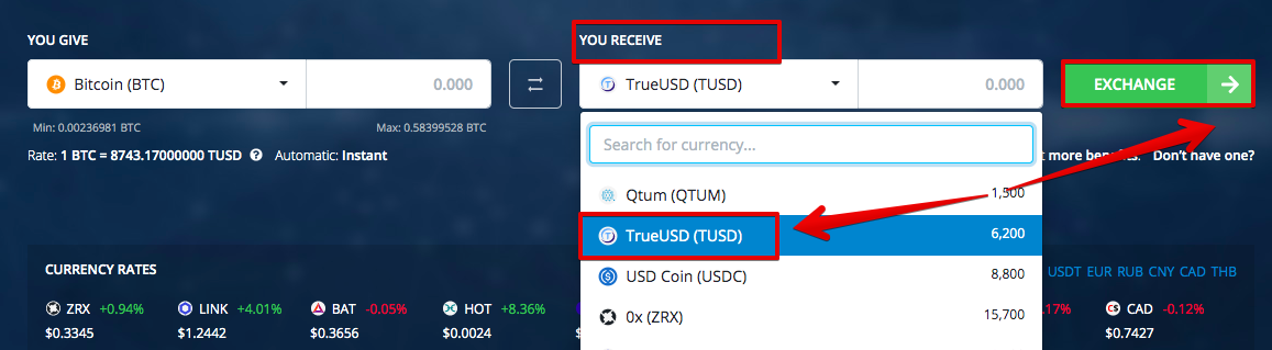 How to buy TrueUSD (TUSD) pic2