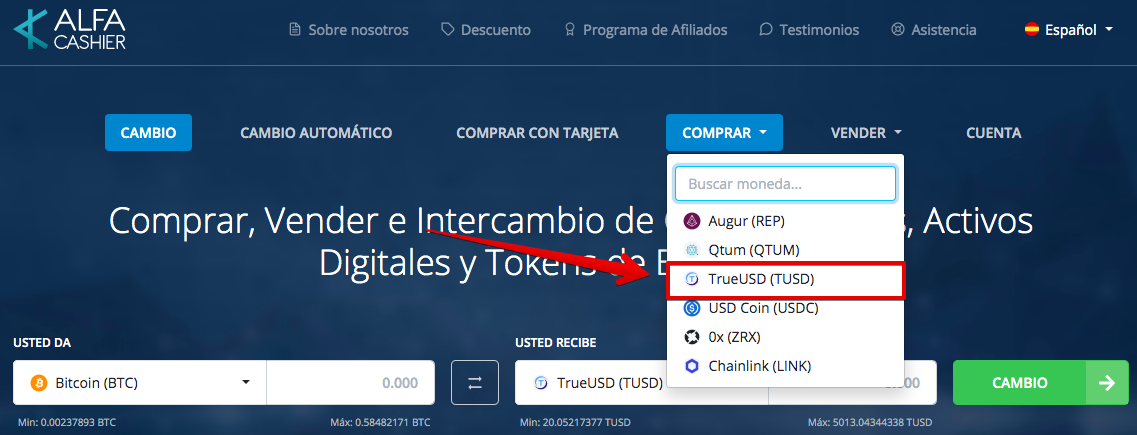 Cómo comprar TrueUSD (TUSD) pic10