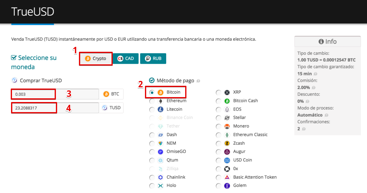 Cómo comprar TrueUSD (TUSD) pic11