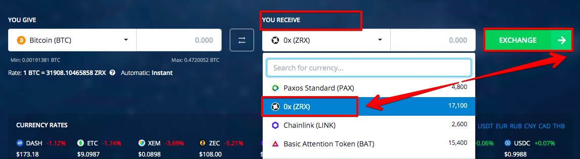 How to buy 0x (ZRX)