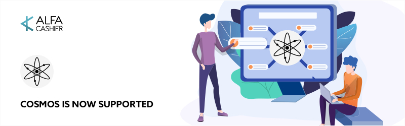 Мгновенный обмен Cosmos (ATOM) теперь на ALFAcashier!