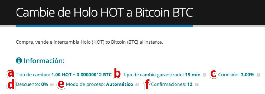 Cómo vender su Holo (HOT)