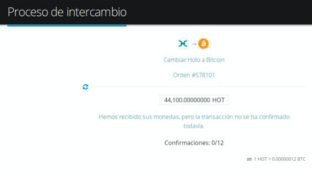 Cómo vender su Holo (HOT)