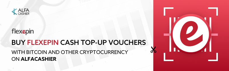 Buy Flexepin CAD vouchers with Bitcoin, Ethereum, XRP  or other payment methods at ALFAcashier!