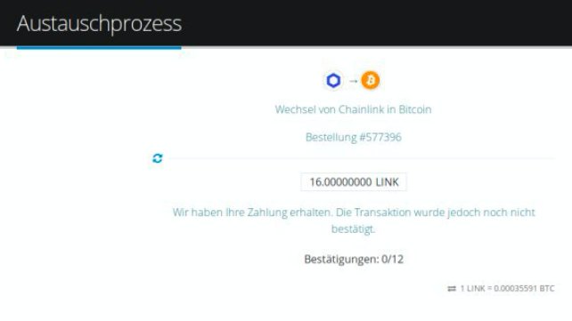 Wie verkauft man Chainlink (LINK)