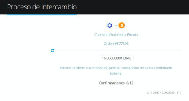 Cómo vender su Chainlink (LINK)