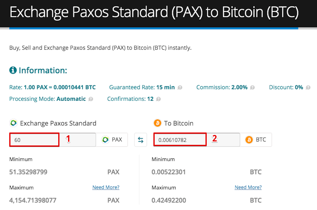 How to sell Paxos Standard (PAX)