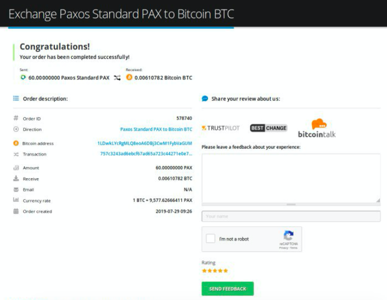 How to sell Paxos Standard (PAX)