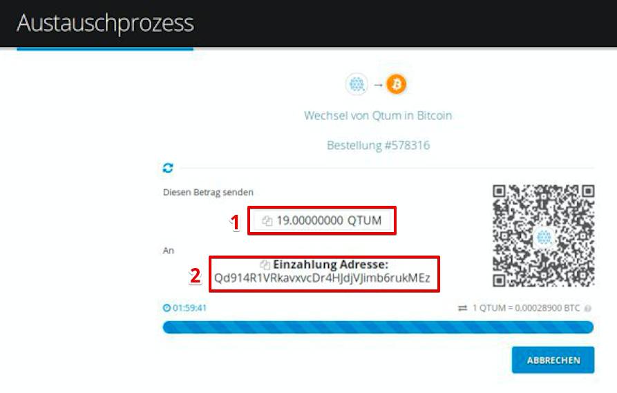 Wie verkauft man Qtum (QTUM)
