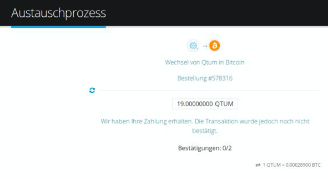 Wie verkauft man Qtum (QTUM)