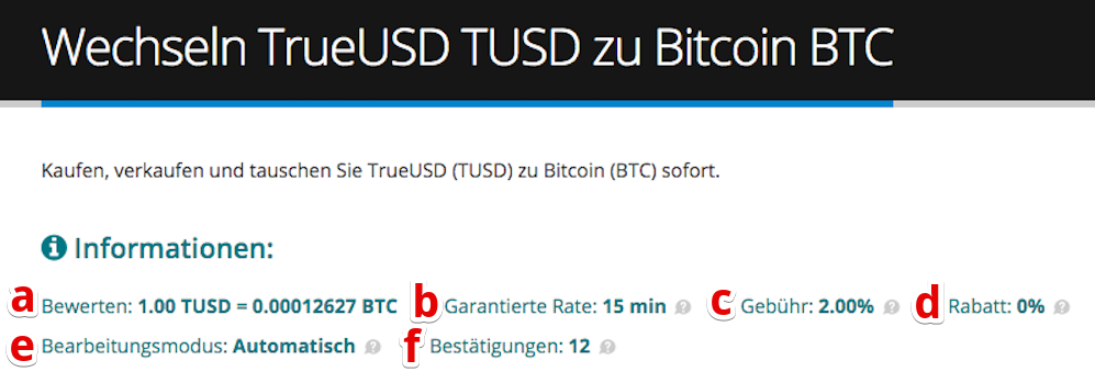 Wie verkauft man TrueUSD (TUSD) pic3