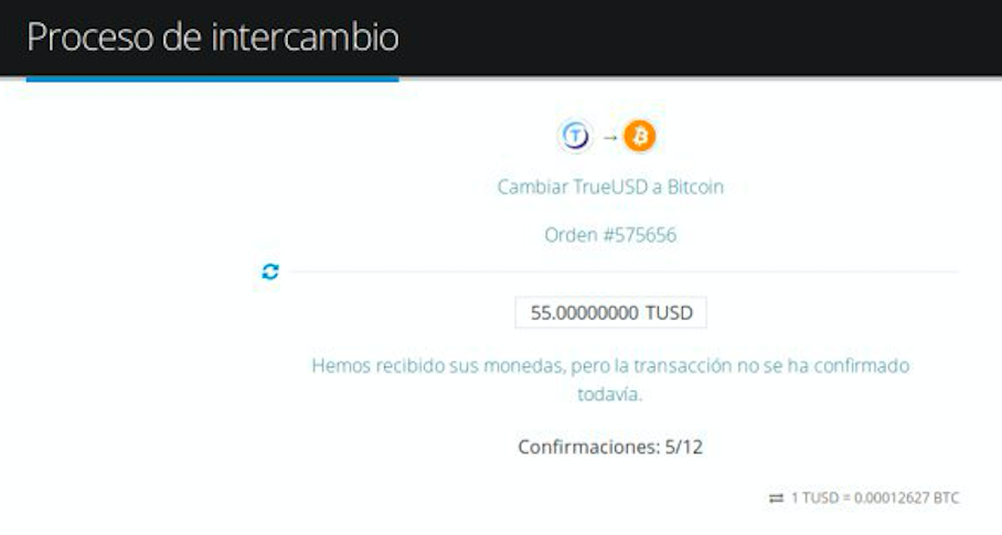 Cómo vender su TrueUSD (TUSD) pic8