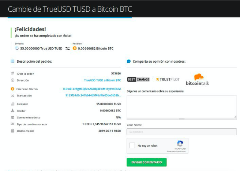 Cómo vender su TrueUSD (TUSD) pic9