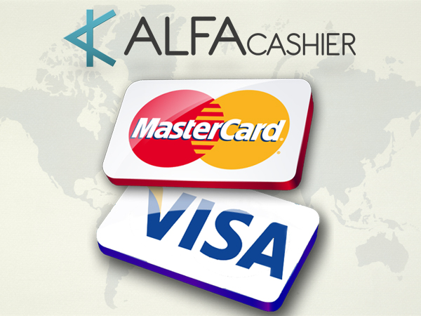 Now you can exchange any cryptoCurrency or eCurrency to Visa/MasterCard (USD) via ALFAcashier